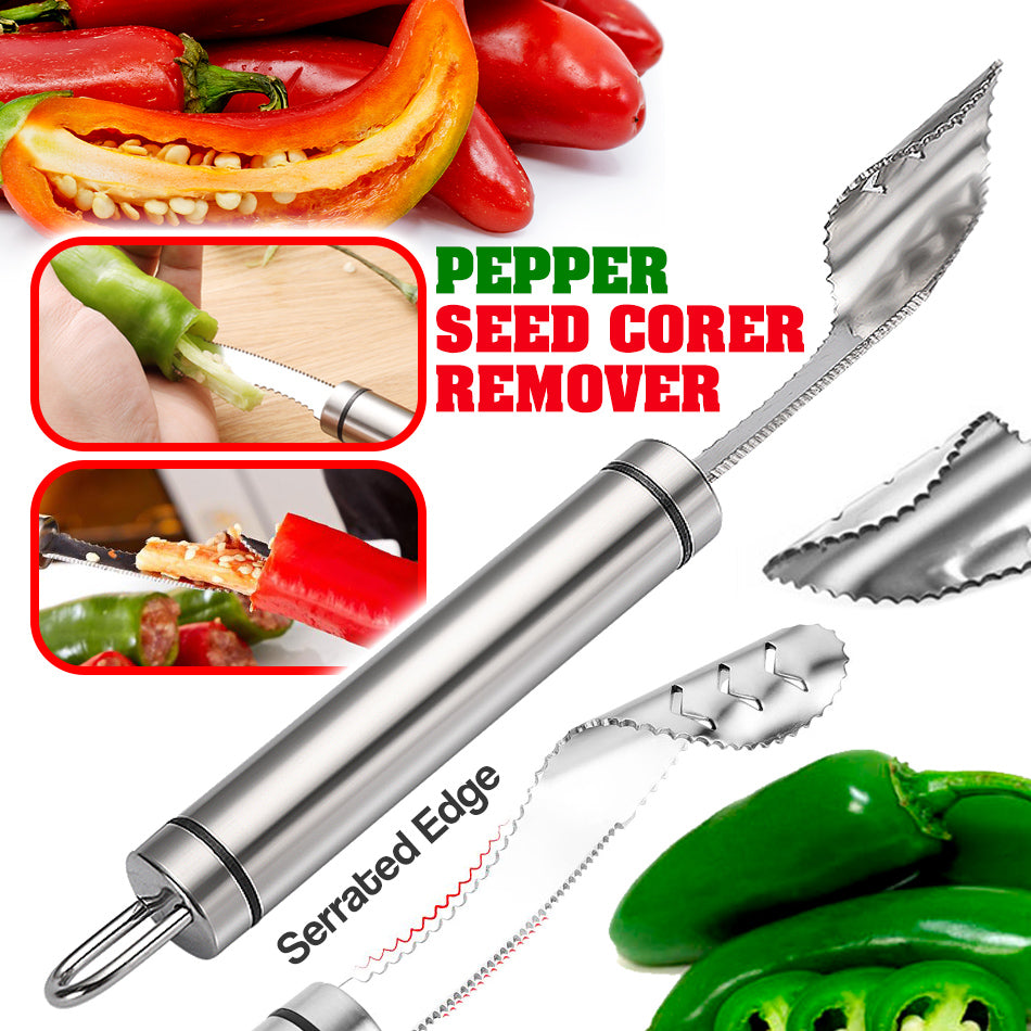 (Early Christmas Sale- SAVE 48% OFF)Pepper Seed Corer Remover(buy 3 get 2 free now)