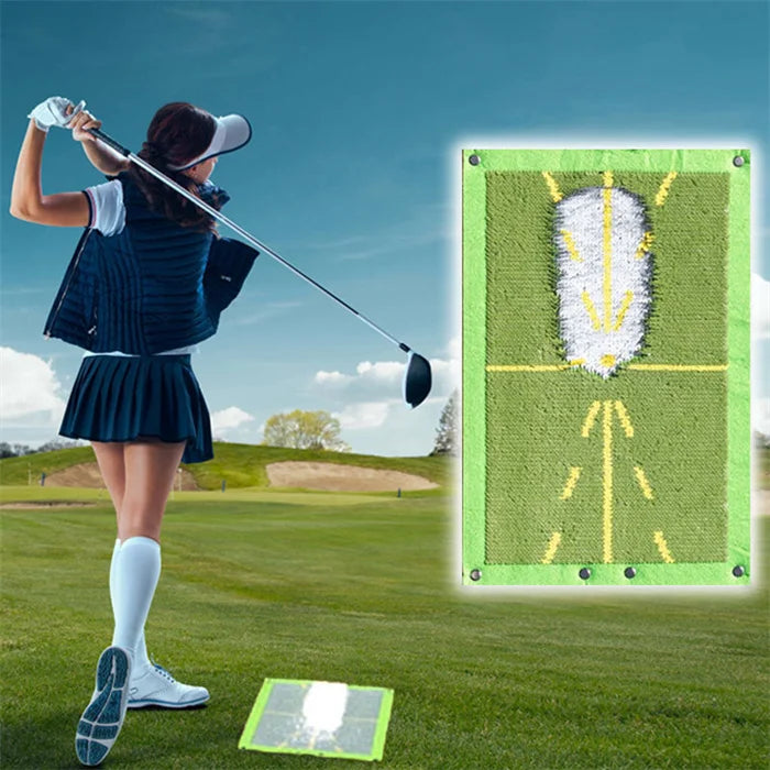 (Early Christmas Sale - SAVE 50% OFF) Golf Training Mat for Swing Detection Batting