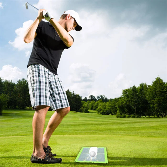 (Early Christmas Sale - SAVE 50% OFF) Golf Training Mat for Swing Detection Batting