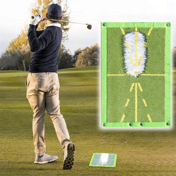 (Early Christmas Sale - SAVE 50% OFF) Golf Training Mat for Swing Detection Batting