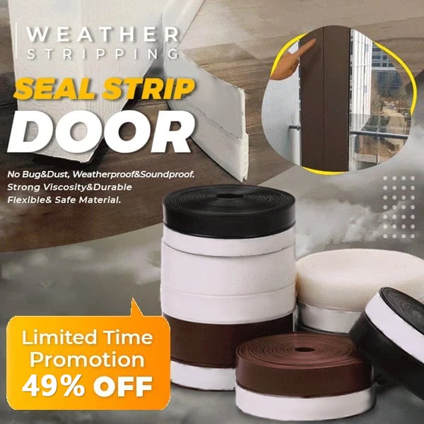 (EARLY CHRISTMAS SALE-49% OFF) Weather Stripping Door Seal Strip (5M/16.4FT)