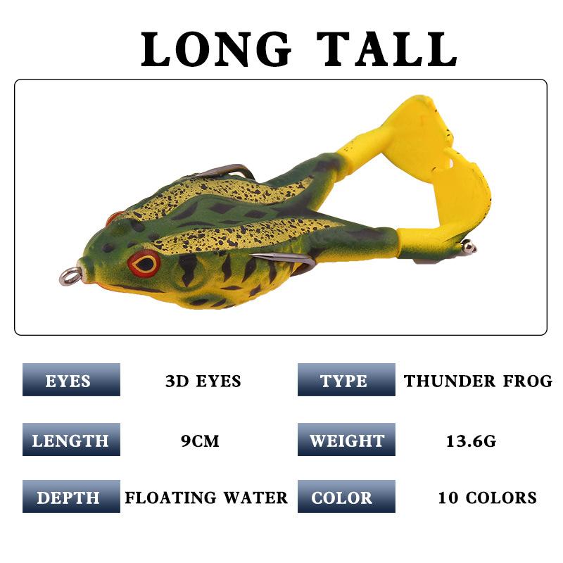 Early Christmas Sale-50% OFF-Double Propeller Frog Soft Bait