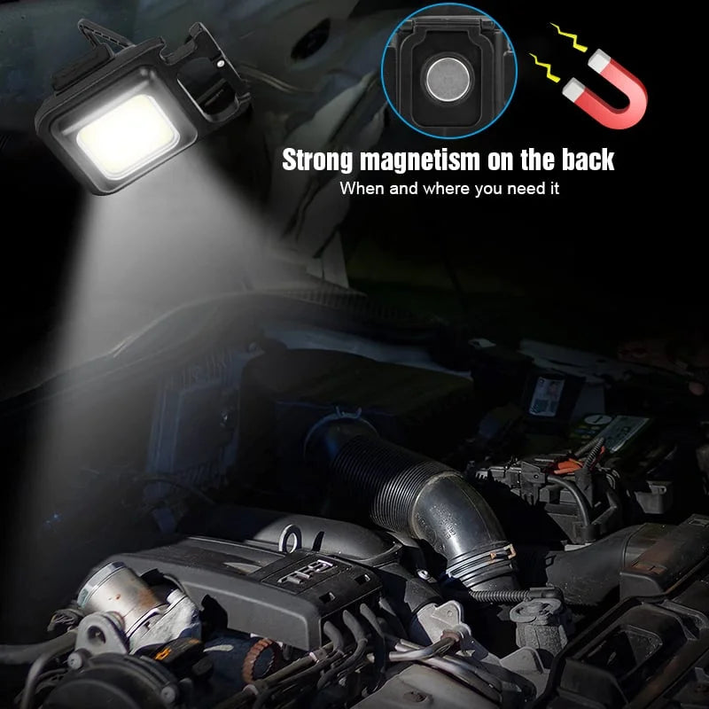 Early Holiday Promotions- SAVE 48% OFF) Cob Keychain Work Light