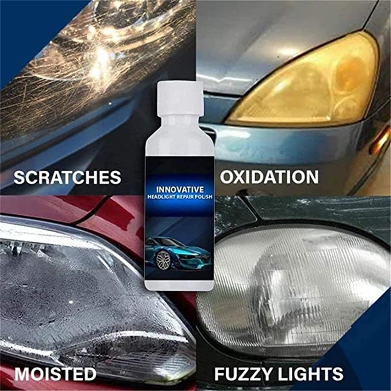 Early Summer Hot Sale 48% OFF – Car Headlight Repair Fluid (Suitable for Glass, Plastic) – BUY 2 GET 1 FREE