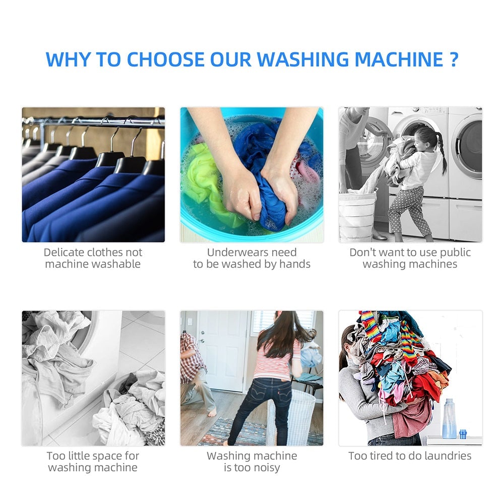 EasyWash - Portable Ultrasonic Washing machine