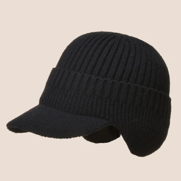 ELASTIC WARM EAR PROTECTION KNITTED HAT