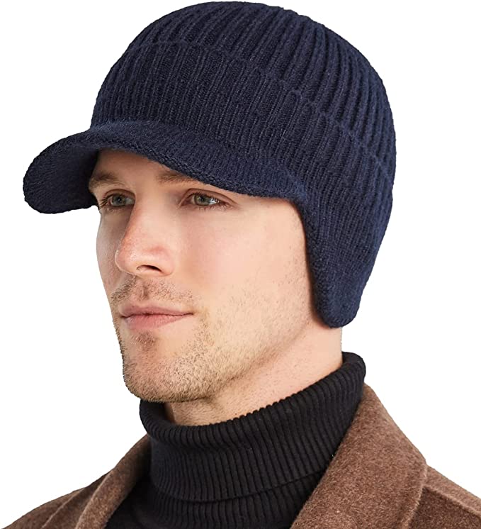 Elastic Warm Ear Protection Knitted Hat