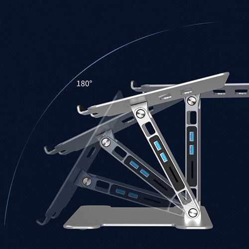 ErgoRaise™ - Laptop / Tablet Stand w USB 3.0 Port HUB