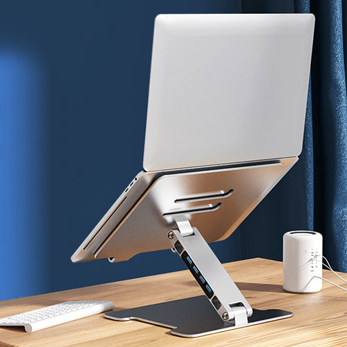 ErgoRaise™ - Laptop / Tablet Stand w USB 3.0 Port HUB