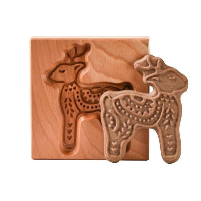 Errlips (Early Christmas Sale- 49% OFF)Wood patterned Cookie cutter - Embossing Mold For Cookies