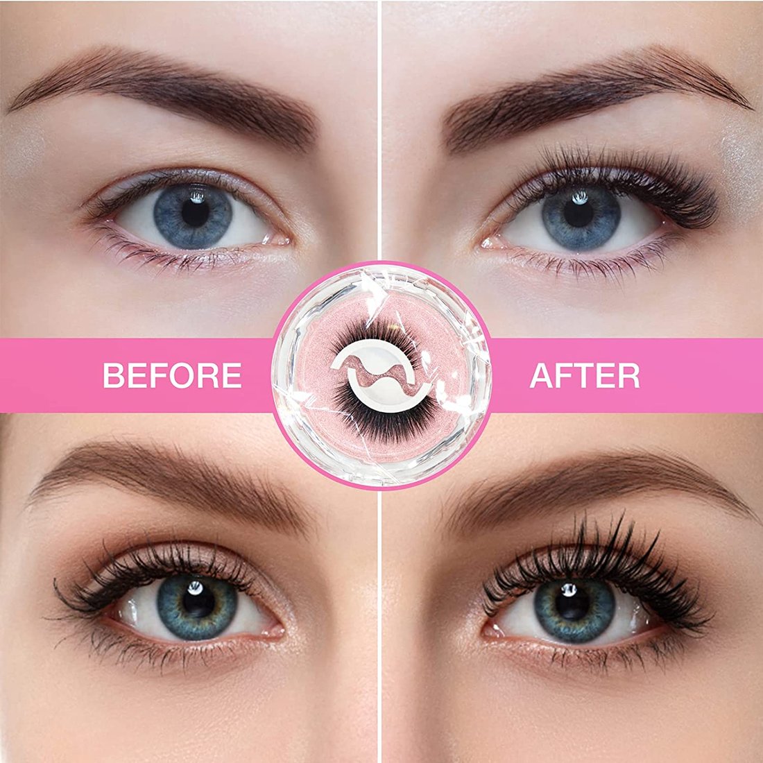 Exceptionm Last Day 70% OFF-Reusable Adhesive Eyelashes