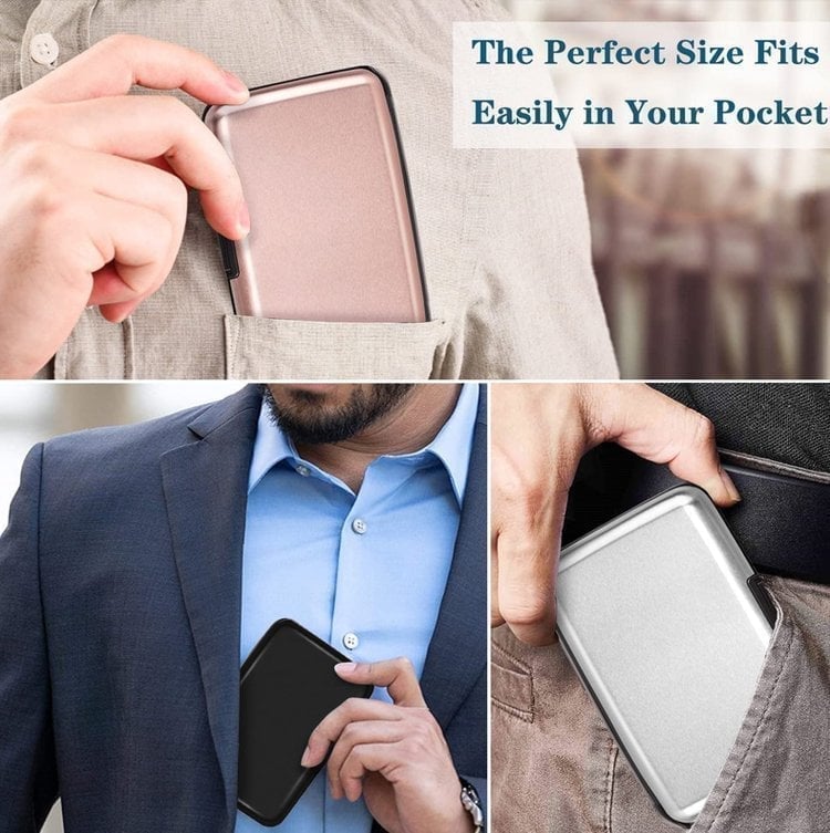 Fadsecret Last Day 50% OFF-RFID ANTI-THEFT ALUMINUM WALLET CLIP