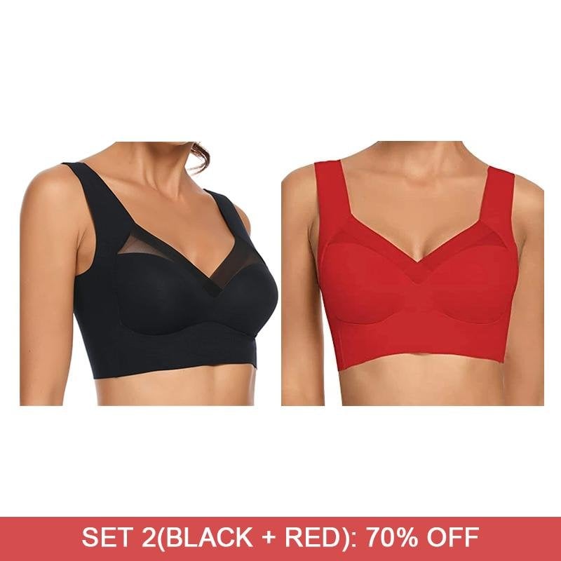 Fashion Deep Cup BraSummer sexy Push Up Wireless Bras