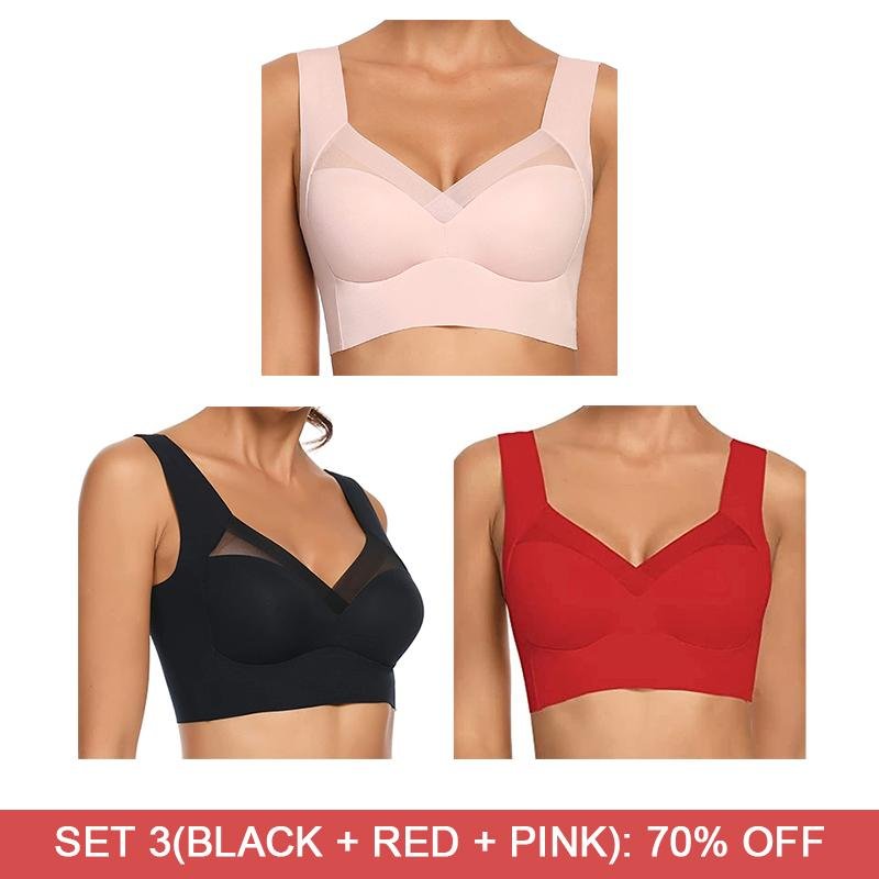 Fashion Deep Cup BraSummer sexy Push Up Wireless Bras