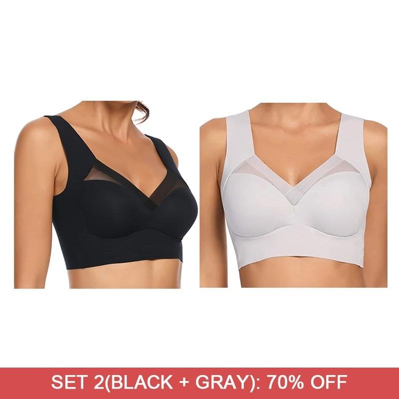 Fashion Deep Cup BraSummer sexy Push Up Wireless Bras