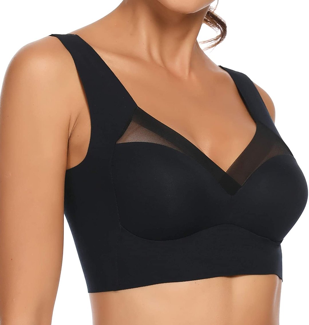 Fashion Deep Cup BraSummer sexy Push Up Wireless Bras