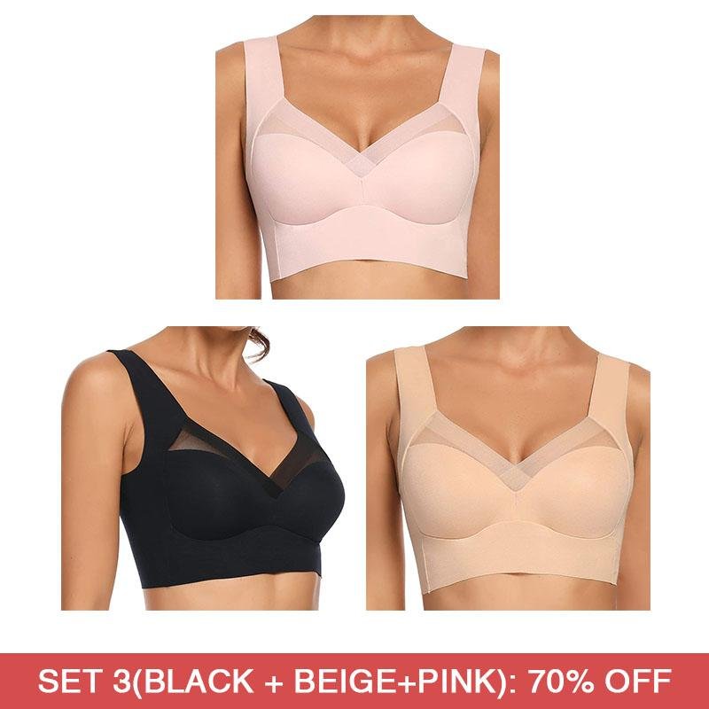 Fashion Deep Cup BraSummer sexy Push Up Wireless Bras