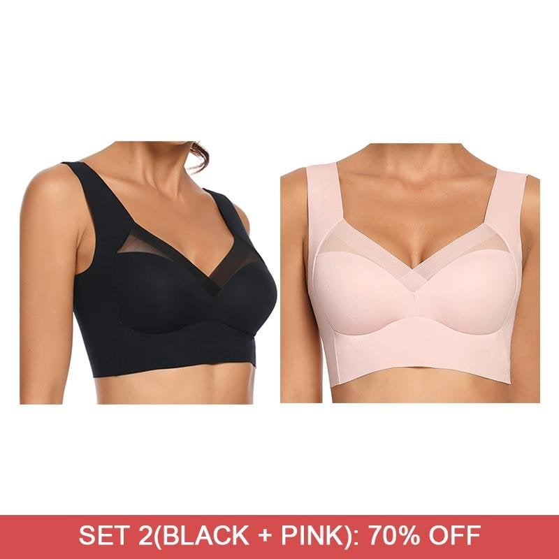 Fashion Deep Cup BraSummer sexy Push Up Wireless Bras