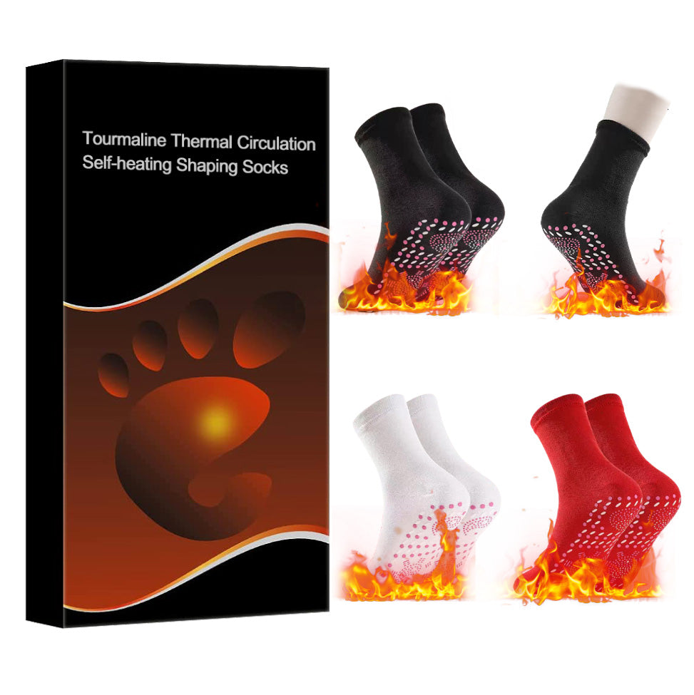 Fatburnin Tourmaline Thermal Circulation Self-heating Shaping Socks