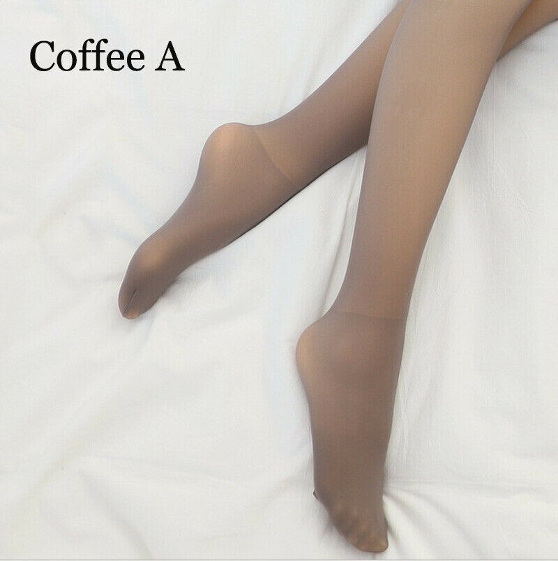 Flawless Legs Fake Translucent Warm Plush Lined Elastic Tights