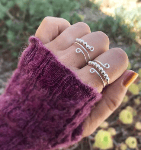 For Daughter - Drive Away Your Anxiety Circle Beads Fidget Ring