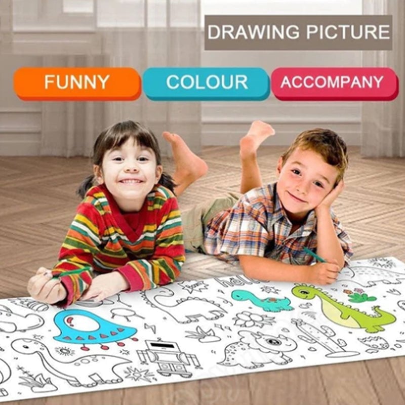 Free Get 12 Colored Pen - Children's Drawing Roll