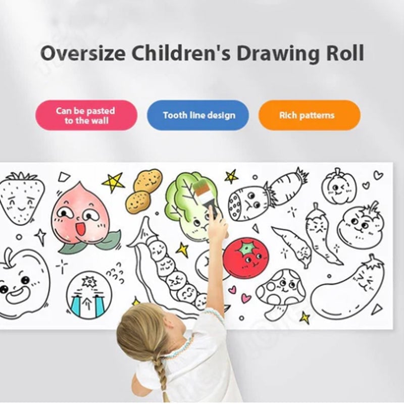 Free Get 12 Colored Pen - Children's Drawing Roll