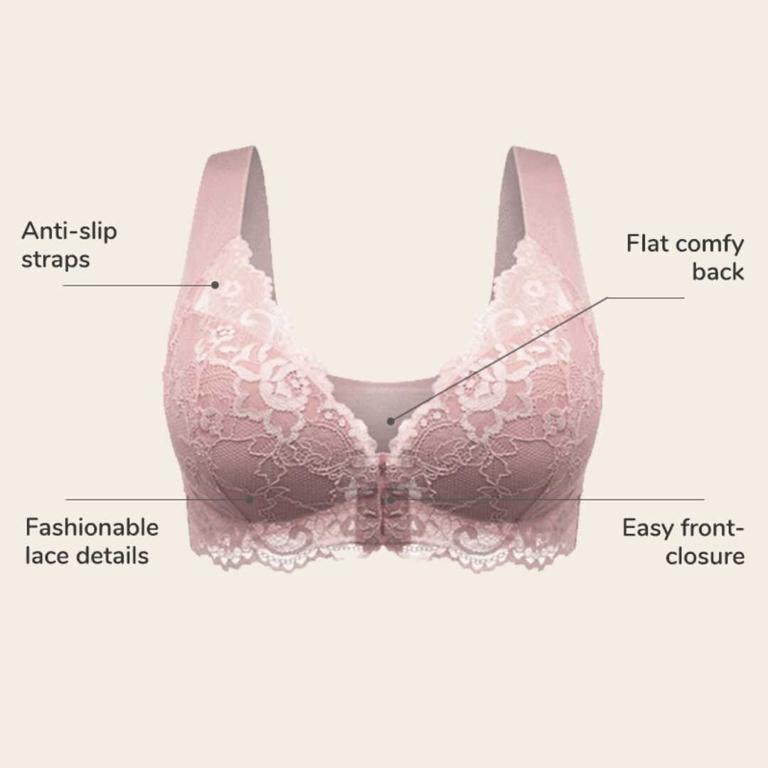 FRONT CLOSURE 5D SHAPING PUSH UP BRA – SEAMLESS, BEAUTY BACK, COMFY