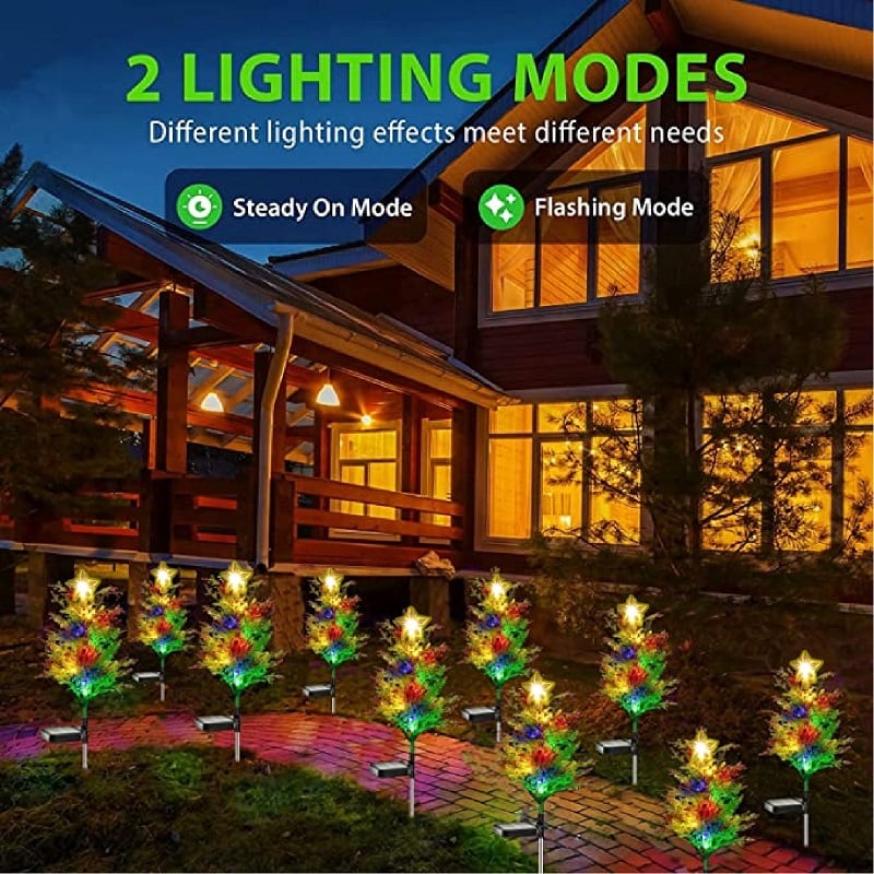 [Fully Upgraded] Solar Cypress Tree Light - Christmas Offer 1000 pcs 49%OFF