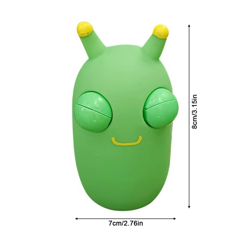 Funny Grass Worm Pinch Toy