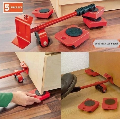 Furniture lift mover tool set