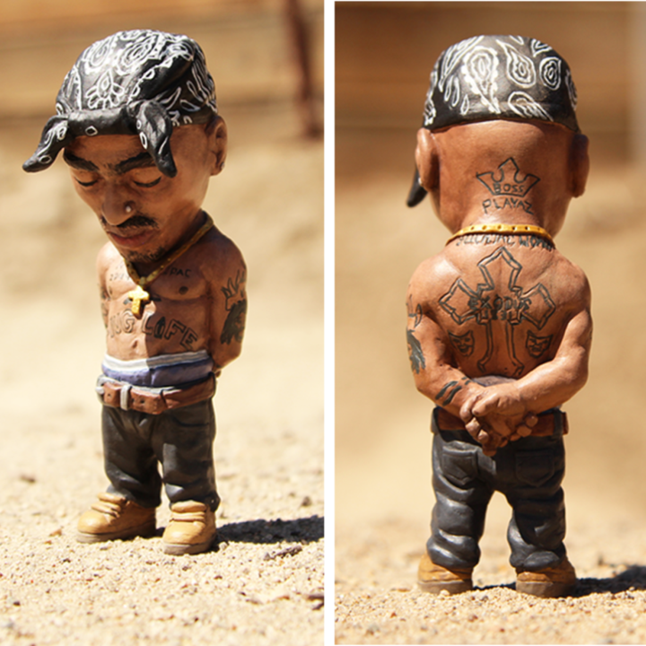 Gangster Rapper Sculpture Garden Homies/Home Decor