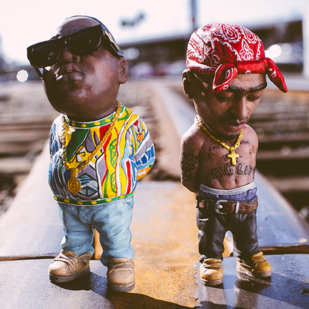 Gangster Rapper Sculpture Garden Homies/Home Decor