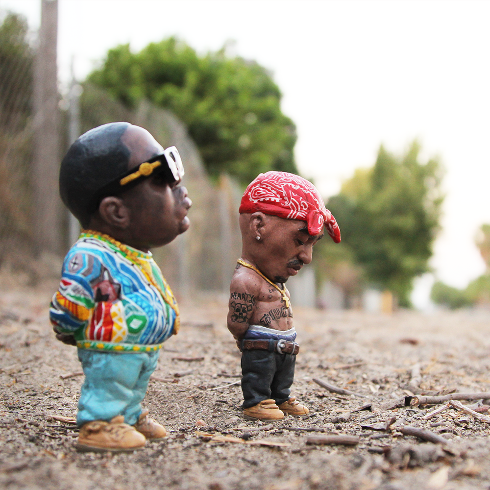 Gangster Rapper Sculpture Garden Homies/Home Decor