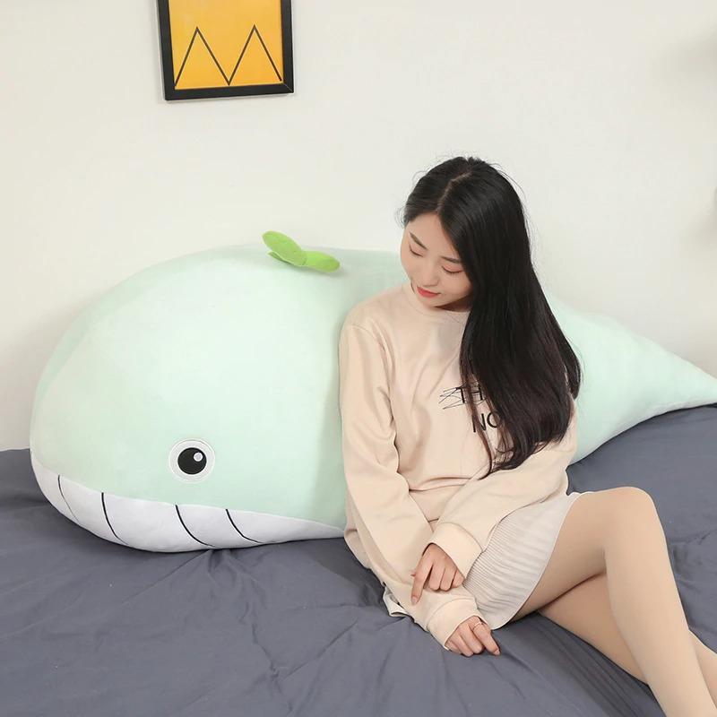 Giant Kawaii Whale soft Pillow Plush