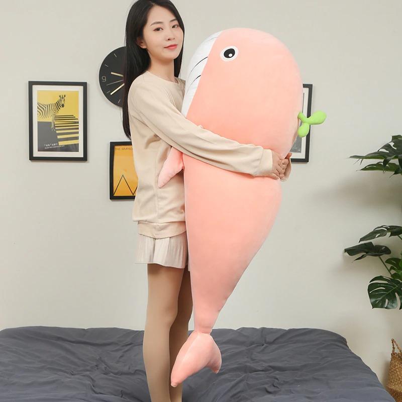 Giant Kawaii Whale soft Pillow Plush