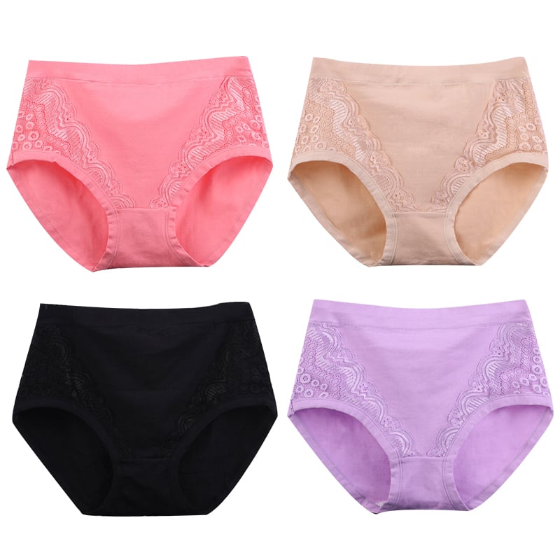 Glam-ours®2022 Plus Size High Waist Leak Proof Cotton Panties