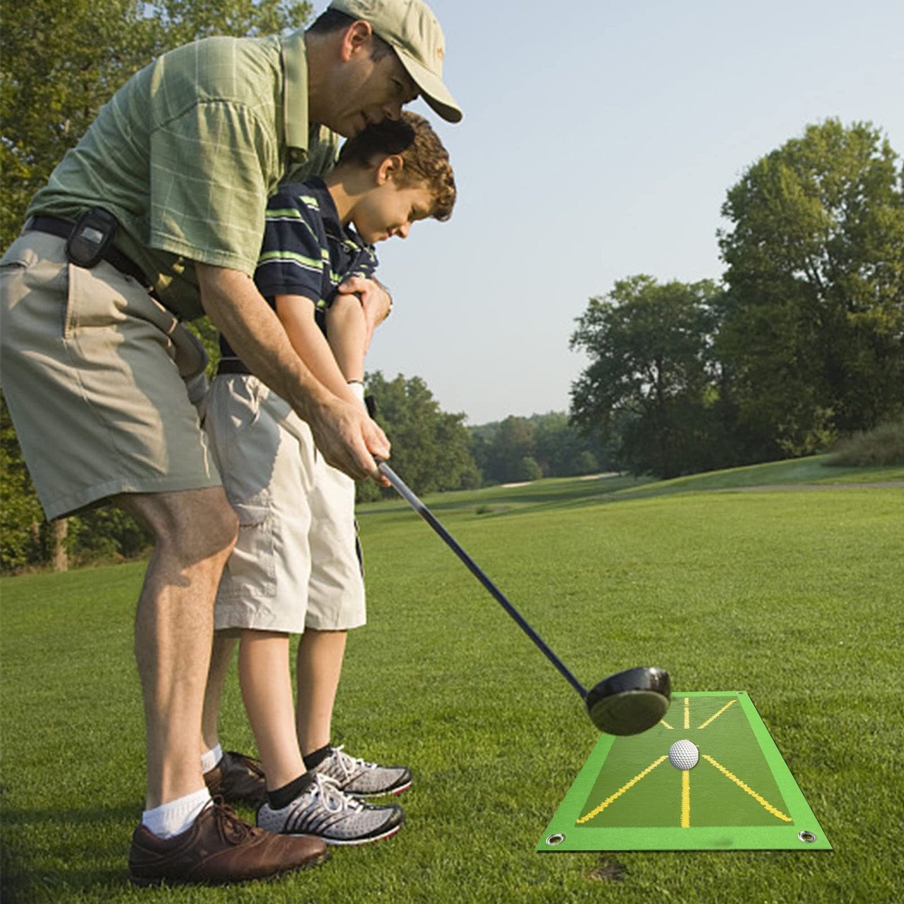 Golf Training Mat for Swing Detection Batting - HOT DEAL - 50% OFF