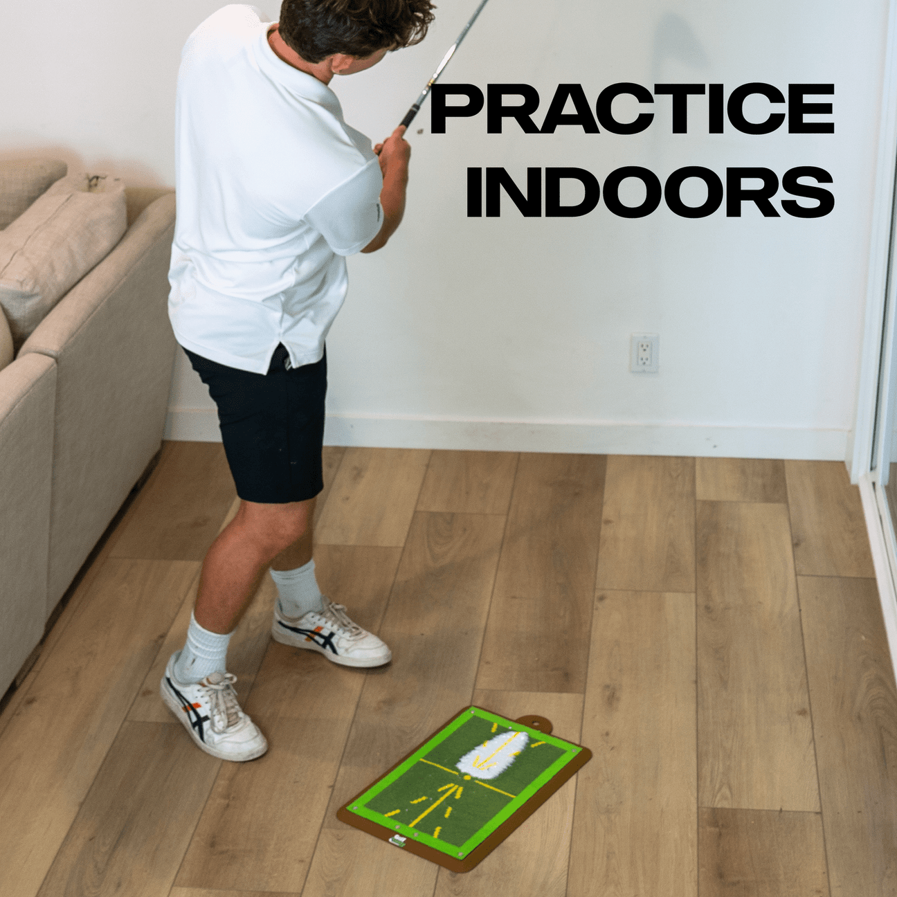 Golf Training Mat for Swing Detection Batting – HOT DEAL – 50% OFF