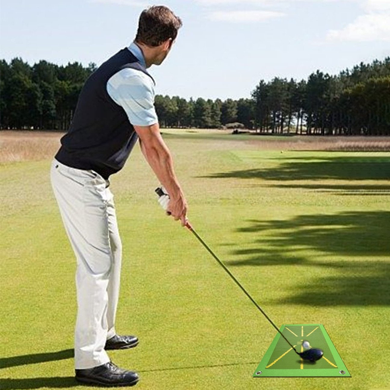 Golf Training Mat for Swing Detection Batting - HOT DEAL - 50% OFF