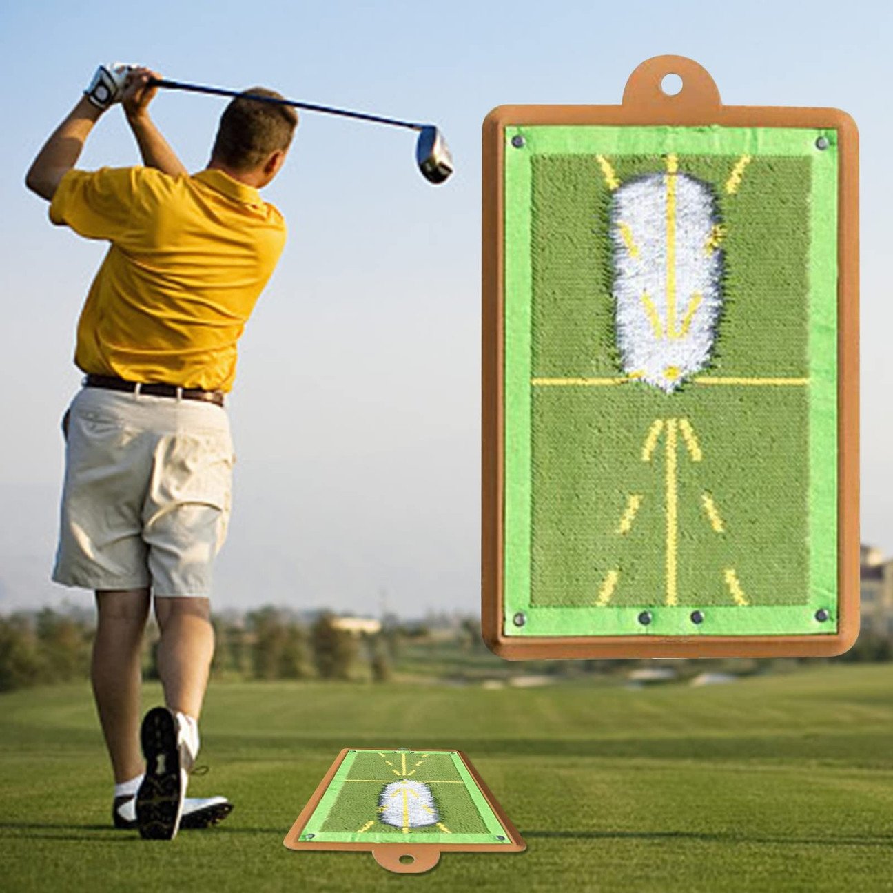 Golf Training Mat for Swing Detection Batting - HOT DEAL - 50% OFF