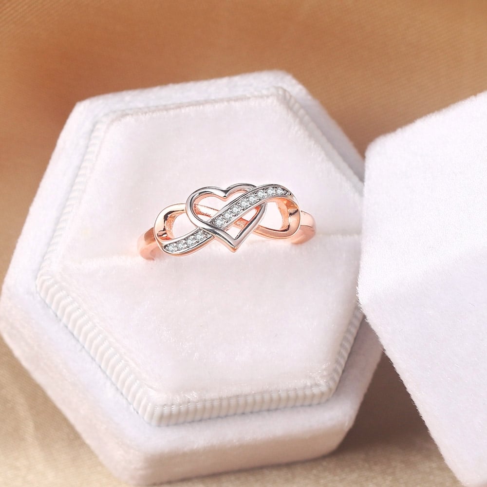 Grandma & Granddaughter Forever linked together ring