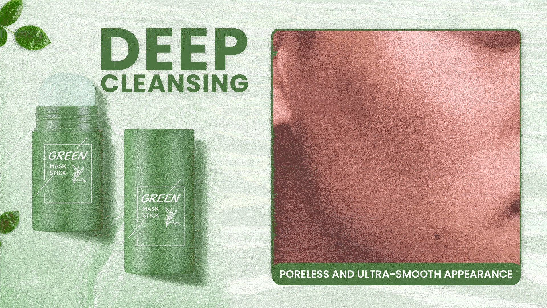 Greenglu Poreless Deep Cleanse Green Tea Mask