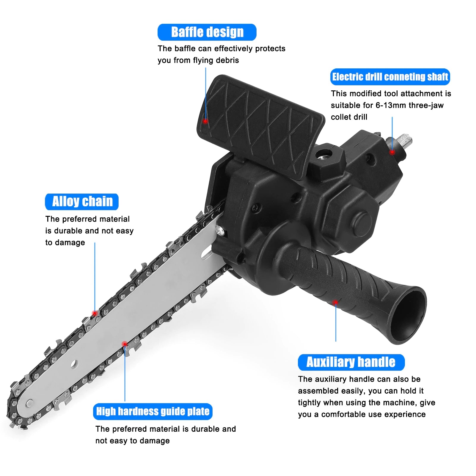 Grizzler™ Chainsaw Drill Adapter