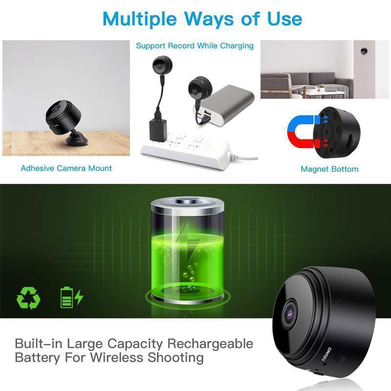 Groovy Vesper 1080p Magnetic WiFi Mini Camera