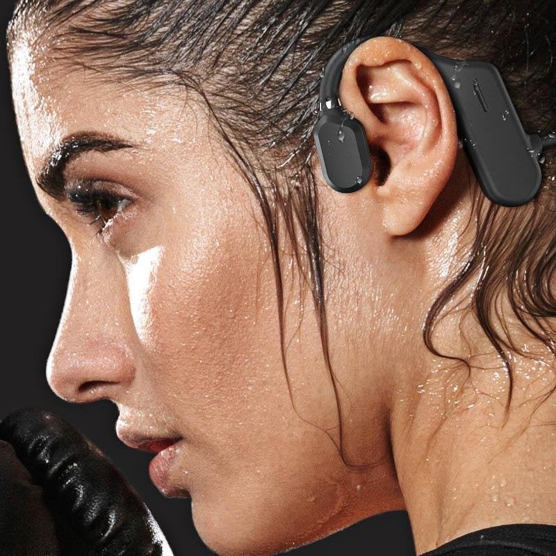 Gropeearth Bone Conduction Headphones - Waterproof Bluetooth Wireless Headset