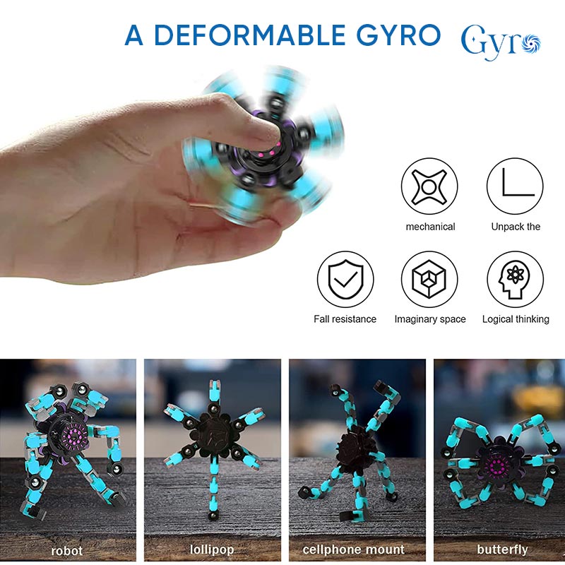 Gyro - Transformable Fingertip Anxiety Stress Relief Toy Maracharm