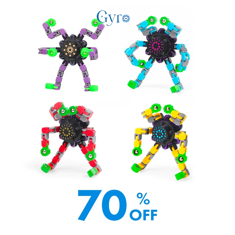 Gyro - Transformable Fingertip Anxiety Stress Relief Toy Maracharm