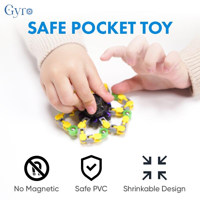 Gyro - Transformable Fingertip Anxiety Stress Relief Toy