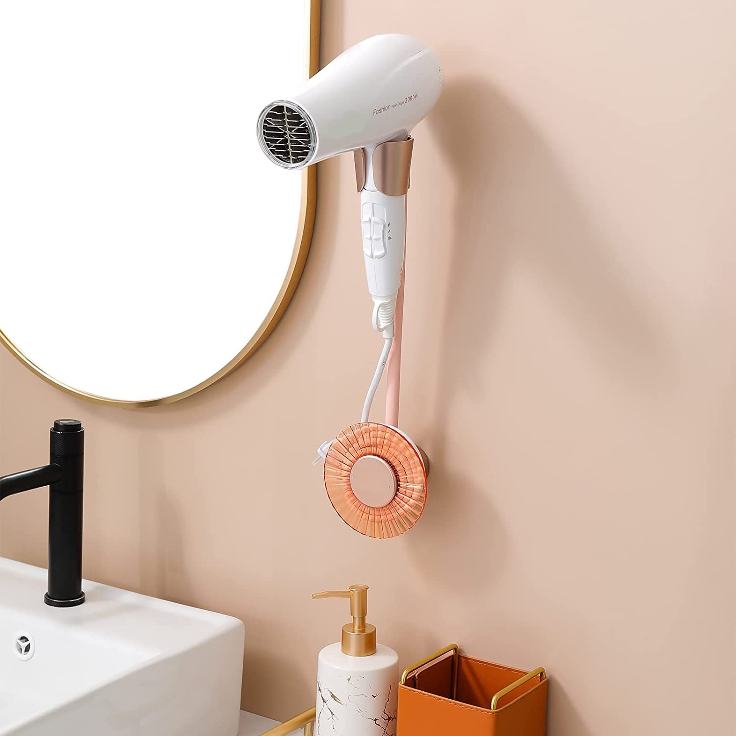 Hair Dryer Holder Wall Mounted